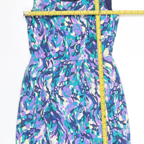 Oasis Women’s Multicoloured Size 10 Sheath Knee Length Dress