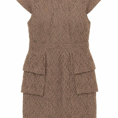 Marks and Spencer Women’s Brown Lace Sheath Dress Size 14