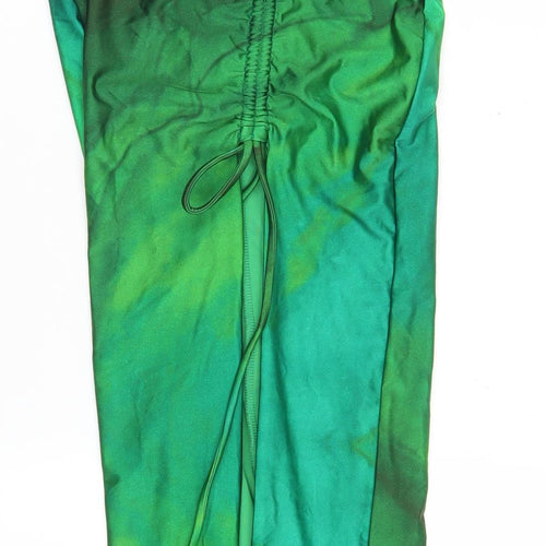 Sodah London Women’s Green Halter Slip Maxi Dress Size 10