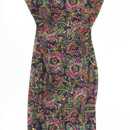 AX Paris Women’s Multicoloured Paisley Bodycon Dress Size 8