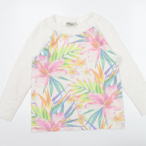 Bassini Womens Multicoloured Floral Pullover Jumper M