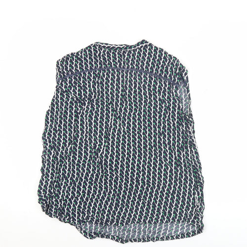 JoJo Maman Bébé Women's Multicoloured Geometric Sleeveless Tunic Blouse Size S