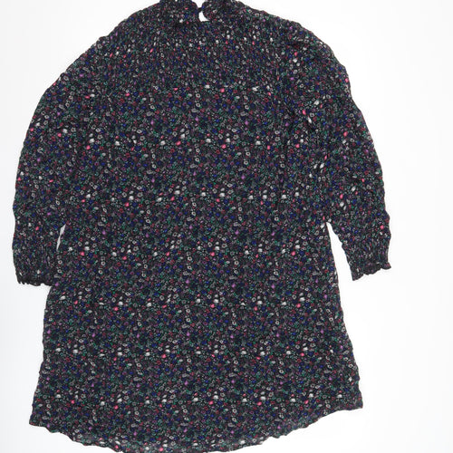Marks and Spencer Womens Multicoloured Floral Shift Dress Size 12