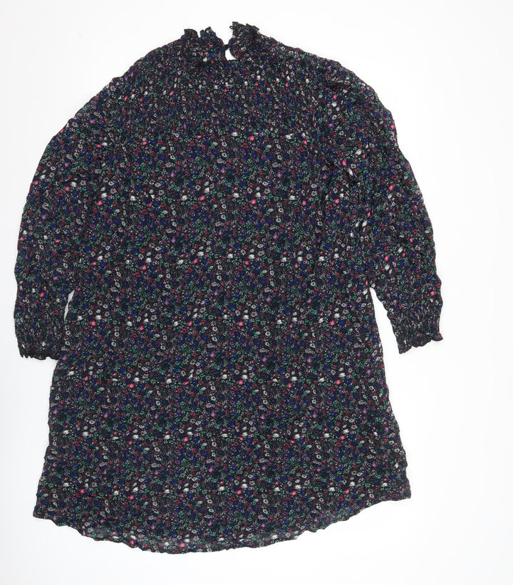 Marks and Spencer Womens Multicoloured Floral Shift Dress Size 12