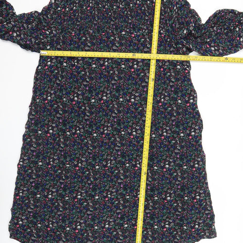 Marks and Spencer Womens Multicoloured Floral Shift Dress Size 12