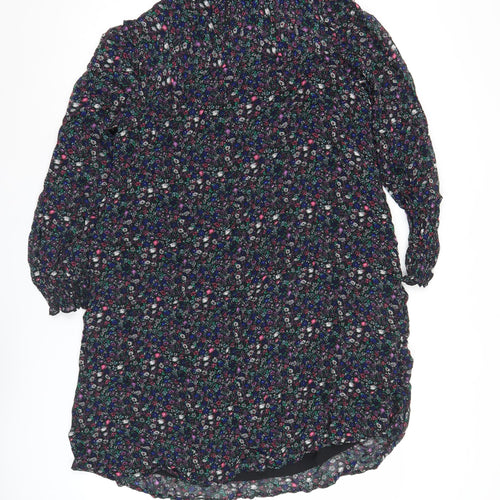 Marks and Spencer Womens Multicoloured Floral Shift Dress Size 12