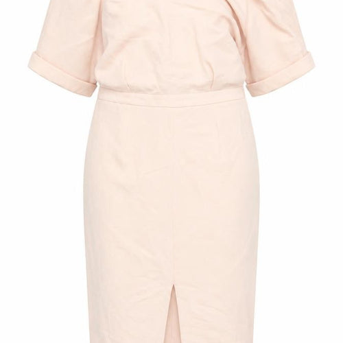 ASOS Women's Pink Off Shoulder Bodycon Dress Size 16