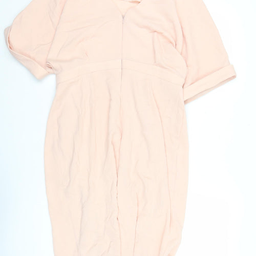 ASOS Women's Pink Off Shoulder Bodycon Dress Size 16