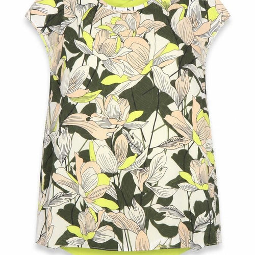 Dorothy Perkins Womens Floral Blouse Size 8 Multicoloured Chiffon Tunic Top