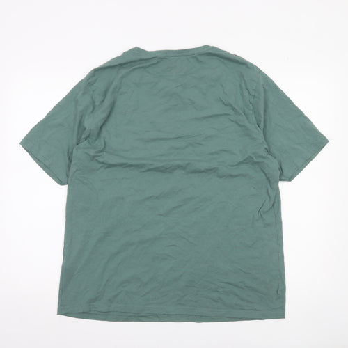 Juice Men’s Green 2XL Crew Neck Short Sleeve Cotton T-Shirt