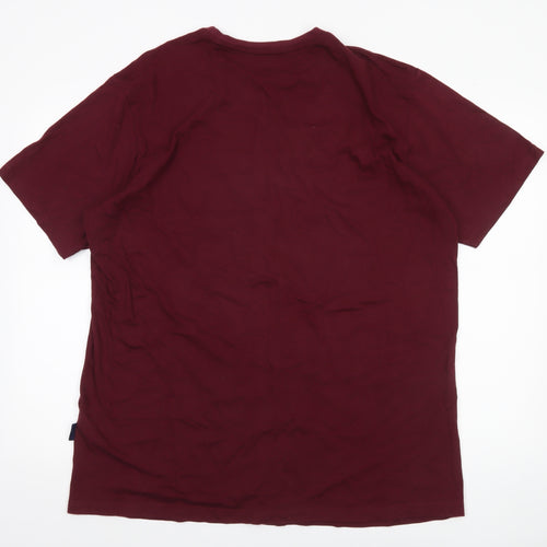 BadRhino Men’s Red XL Graphic Road Trip T-Shirt