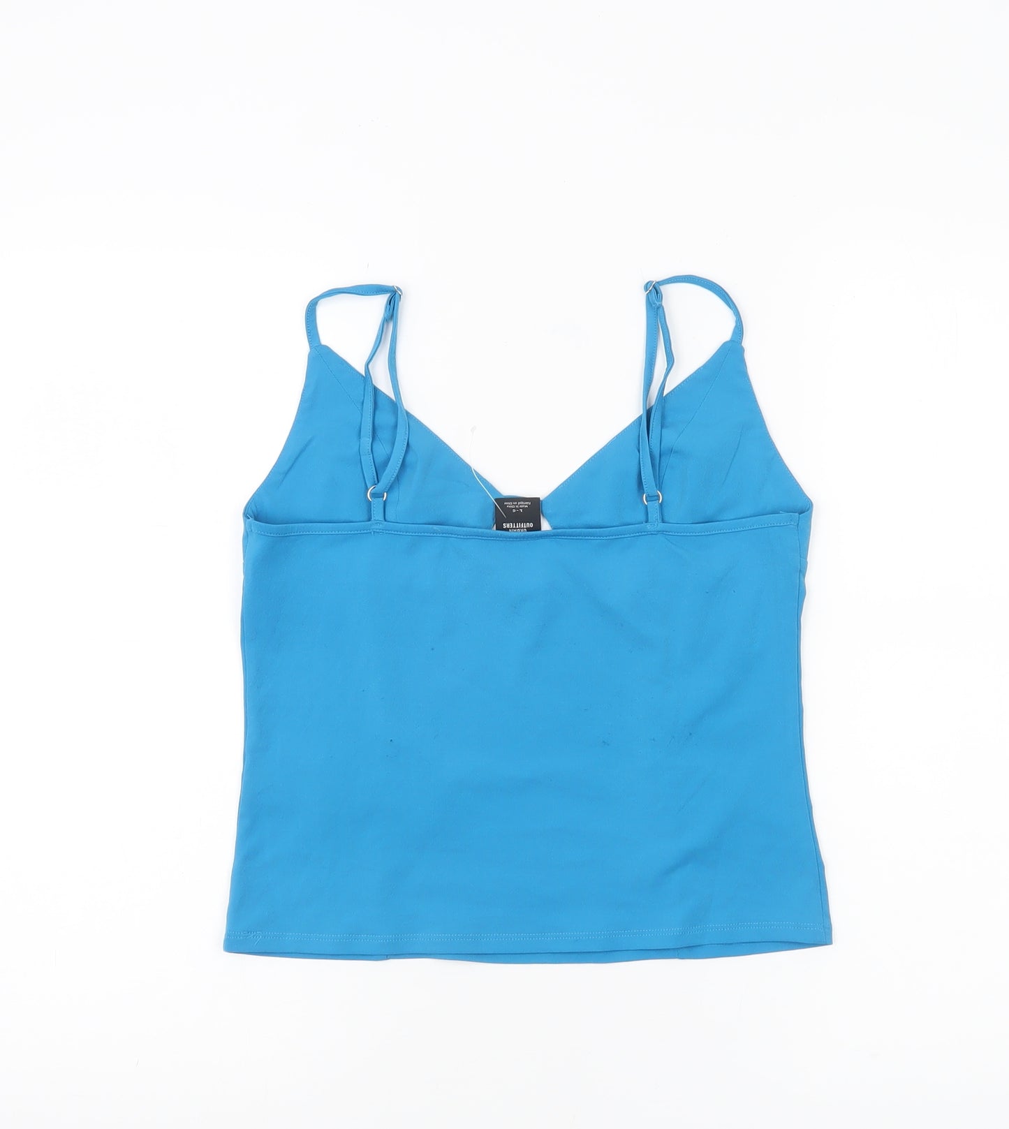 Urban Outfitters Women Blue Camisole Tank Top L Cotton Stretch