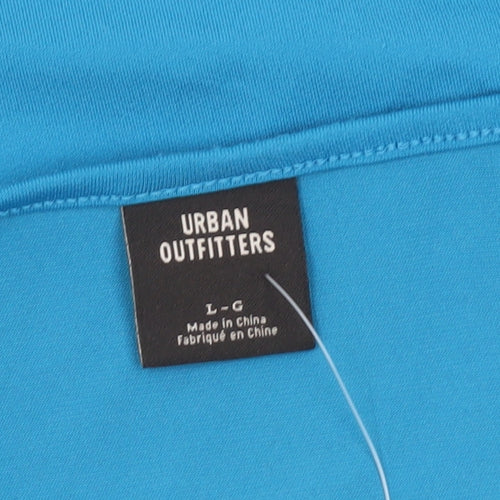 Urban Outfitters Women Blue Camisole Tank Top L Cotton Stretch