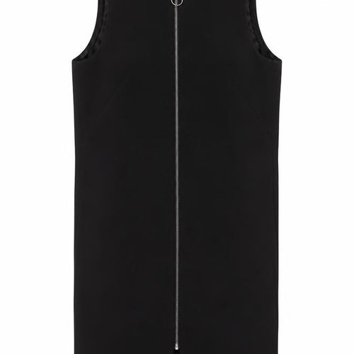 Oasis Women’s Black Shift Dress Size 10 Sleeveless Zip Classic Workwear
