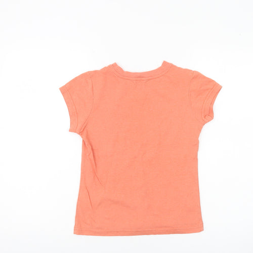Atmosphere Womens Orange Rock Graphic T-Shirt Size 8 UK
