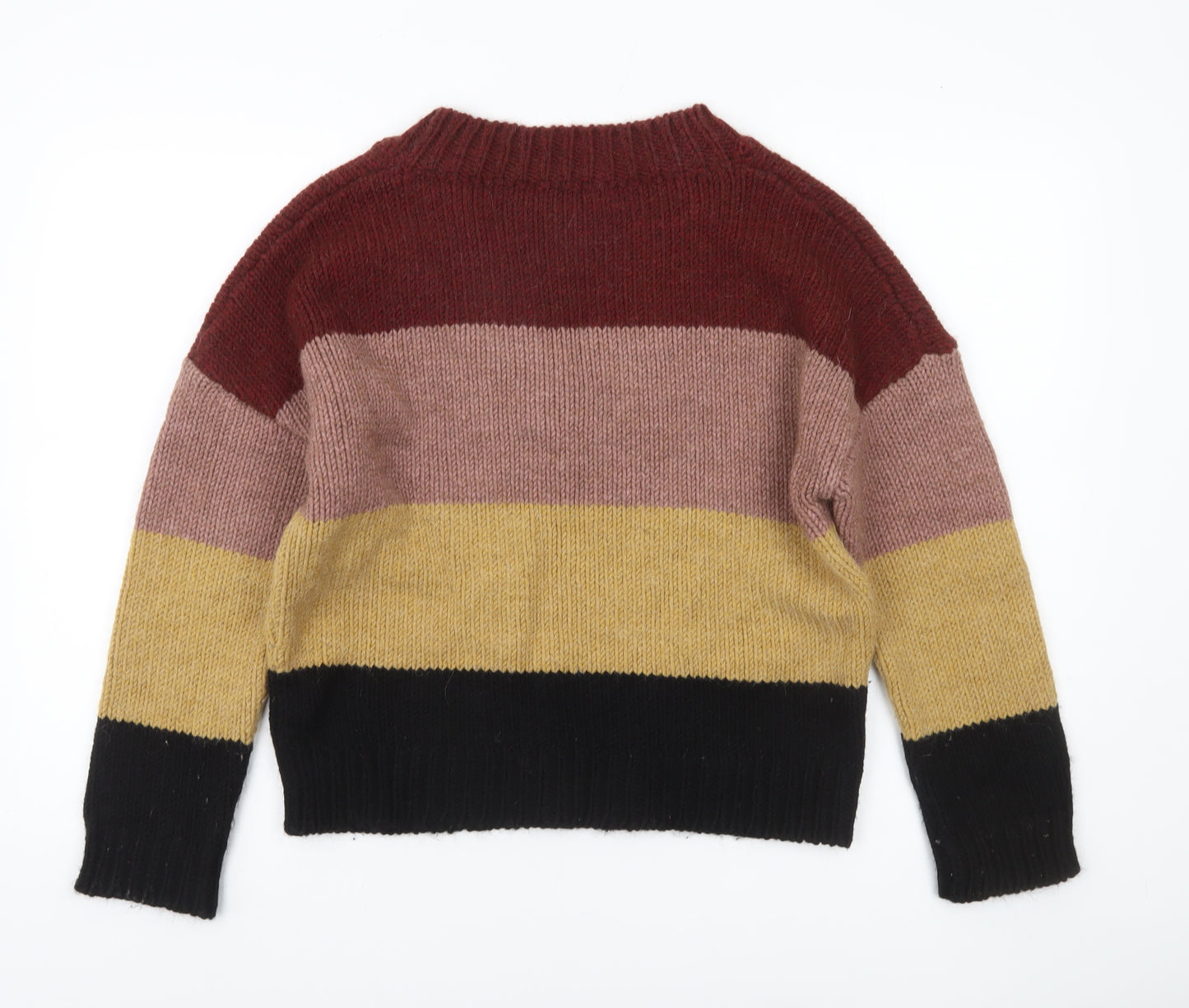 M.i.h Jeans Womens Multicoloured Striped V-Neck Jumper XS