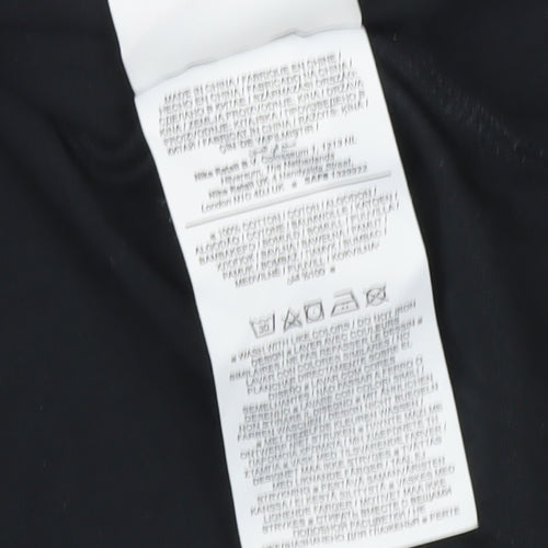 Nike Girls Black XL Short Sleeve Logo Sports T-Shirt