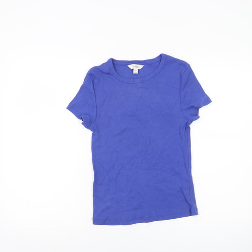 Marks and Spencer Women’s Blue T-Shirt Size 10 Short Sleeve Cotton