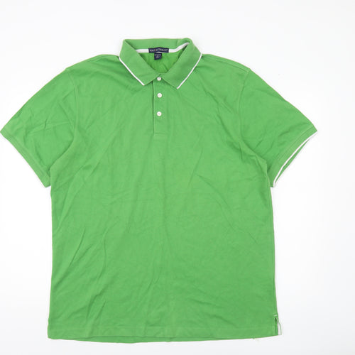 Port Authority Men’s Green XL Polo Shirt Cotton Blend