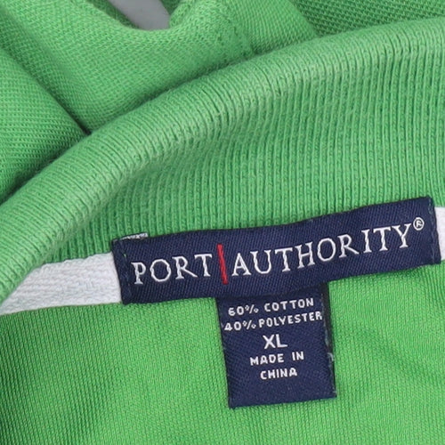 Port Authority Men’s Green XL Polo Shirt Cotton Blend