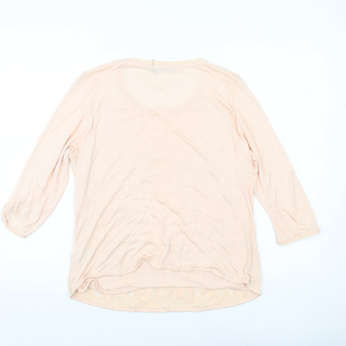 Marks and Spencer Autograph Women’s Beige Lace Blouse UK 14