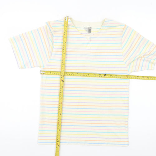 Top Notch Women’s Multicoloured Stripe Cotton T-Shirt Size 12