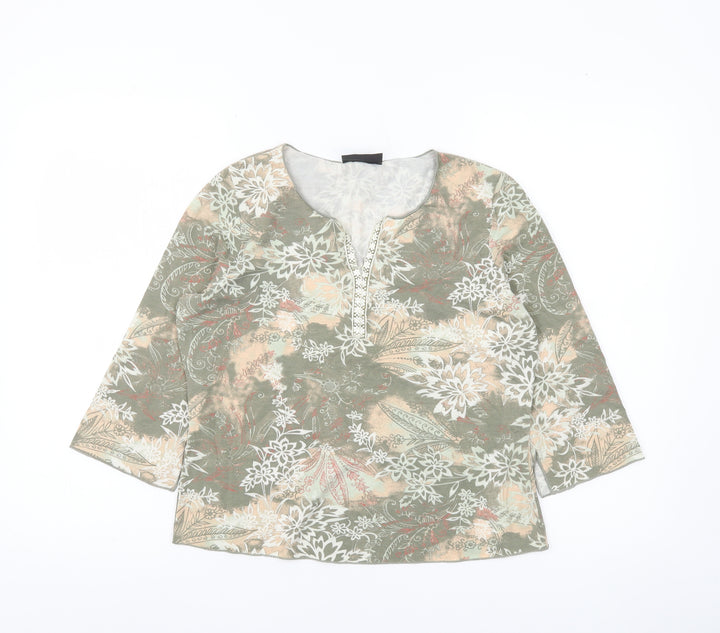 Principles Womens Multicoloured Floral Tunic Blouse Size 16