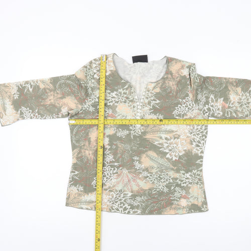 Principles Womens Multicoloured Floral Tunic Blouse Size 16