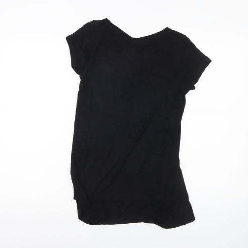 Star Wars Women Black Size 8 Scoop Neck Short Sleeve T-Shirt