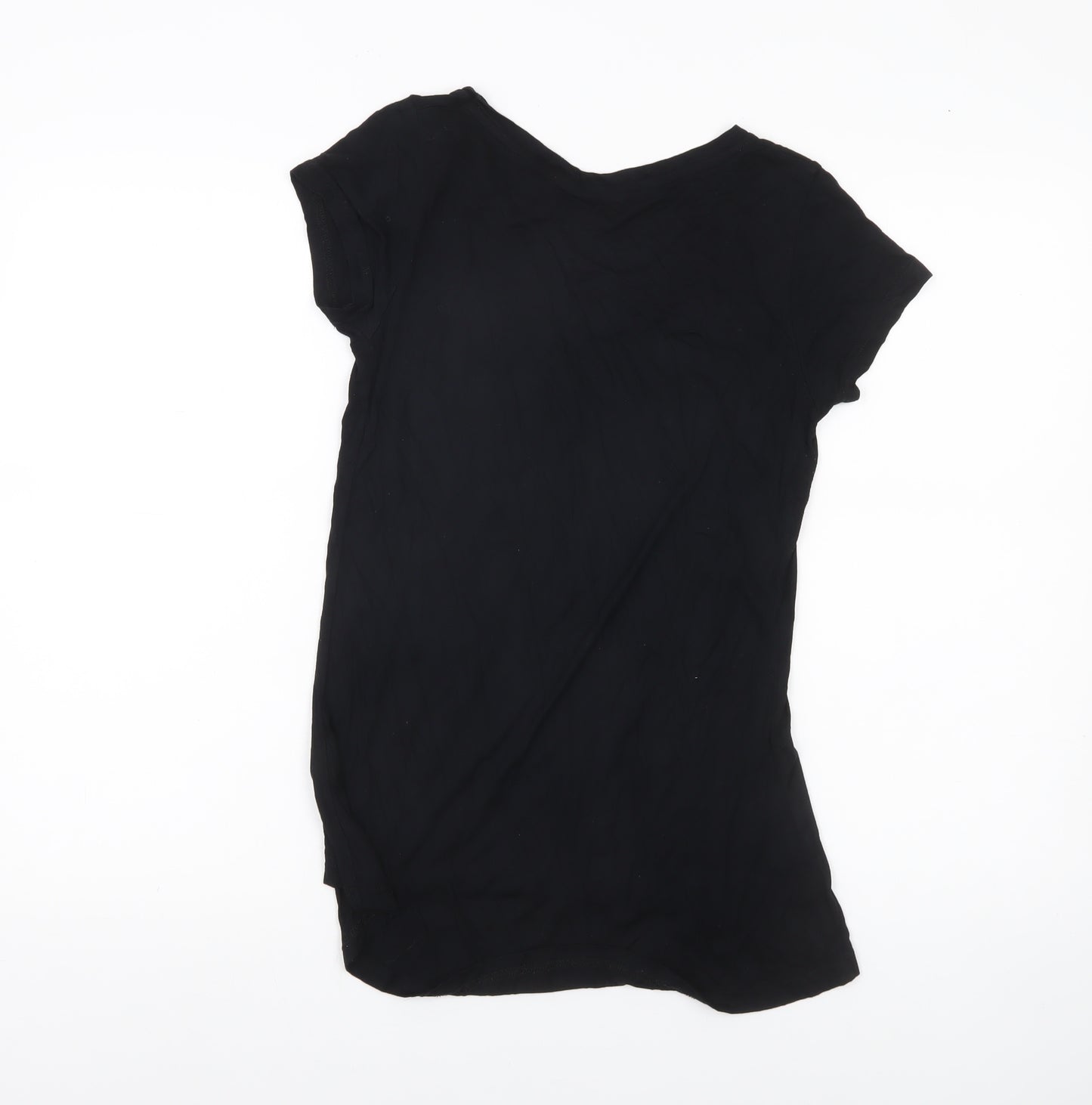 Star Wars Women Black Size 8 Scoop Neck Short Sleeve T-Shirt