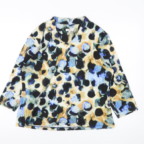 Country Casuals Women’s Multicoloured Animal Print Viscose Blouse M