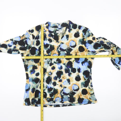Country Casuals Women’s Multicoloured Animal Print Viscose Blouse M