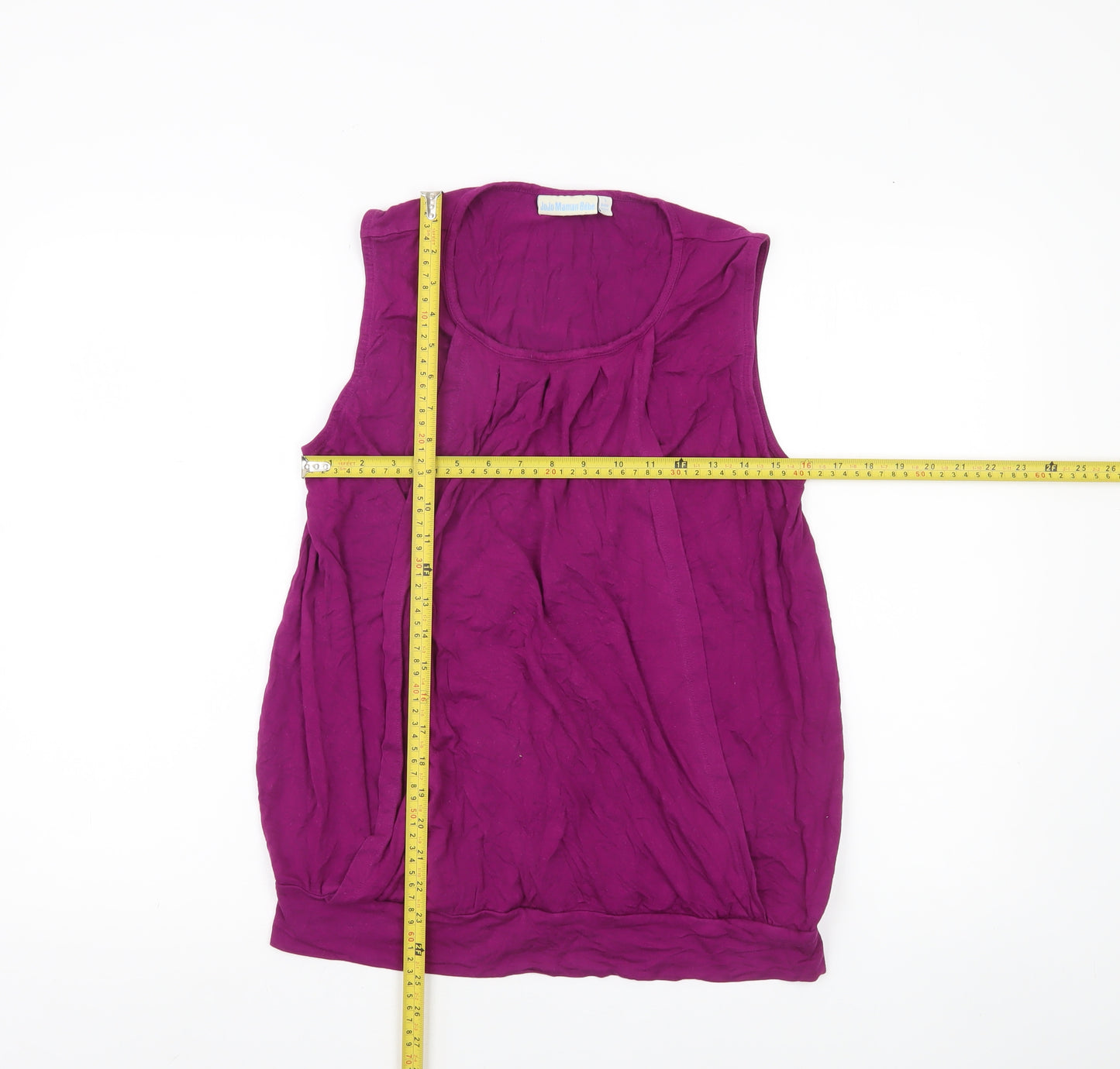 JoJo Maman Bébé Womens Purple Tank Top Scoop Neck Size S