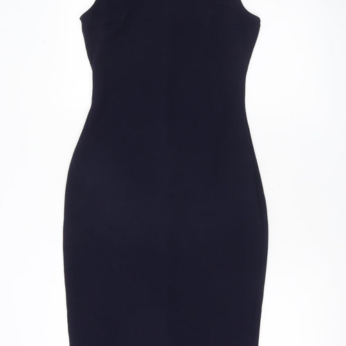 Dusk Women’s Blue Bodycon Knee Length Sleeveless Dress Size 10
