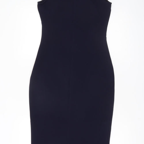 Dusk Women’s Blue Bodycon Knee Length Sleeveless Dress Size 10