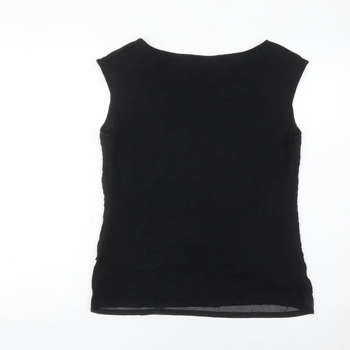 Principles by Ben de Lisi Women's Black Size 12 Sleeveless Lace Blouse