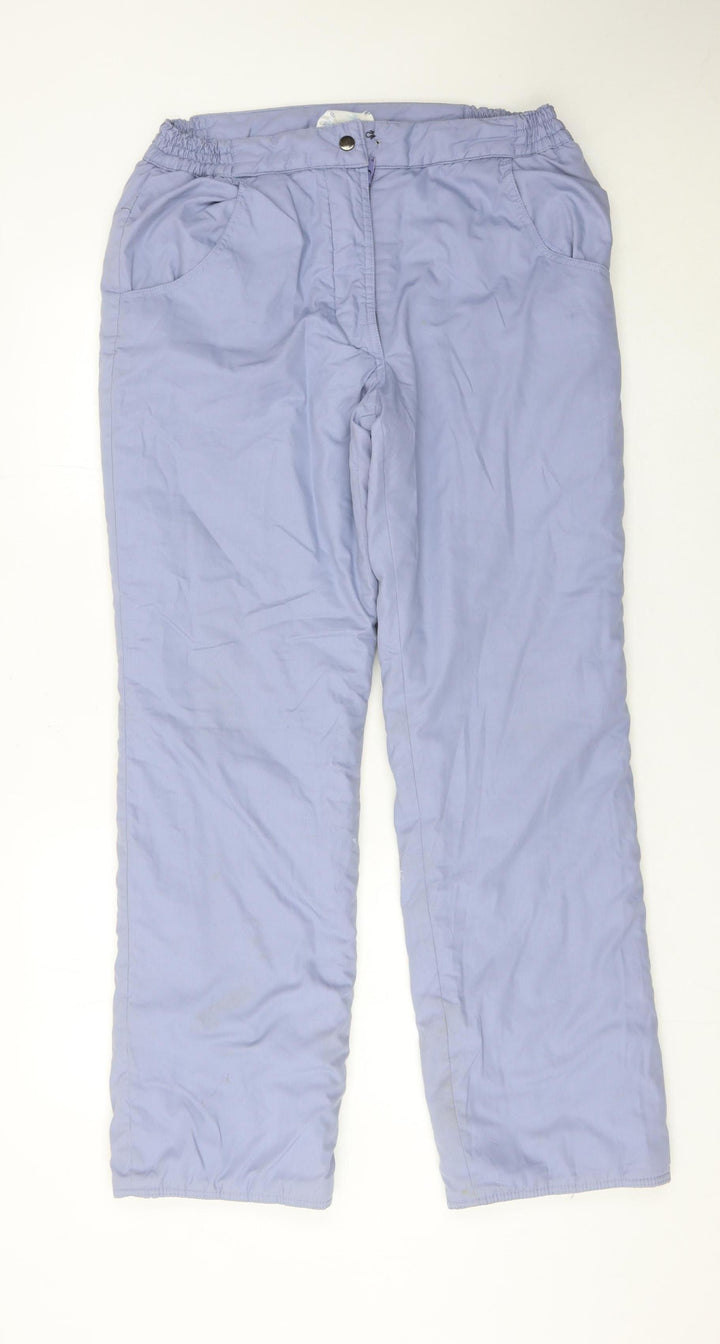 Asda Sport Womens Blue Size 12 Snow Pants Winter Trousers