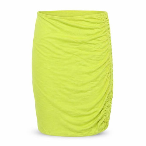 Mars The Label Women’s Green Small Ruched Pencil Skirt