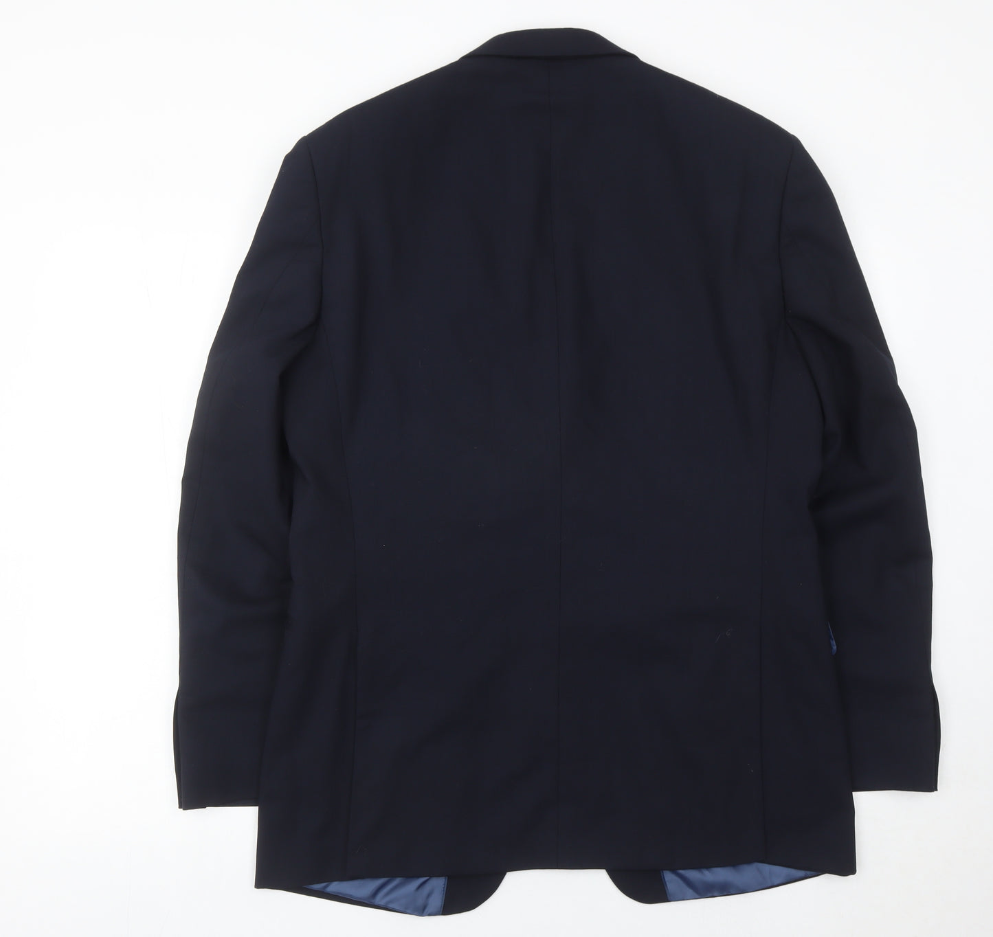 Marks and Spencer Men’s Blue 40in Wool Blend Blazer Jacket