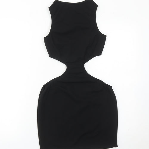 PrettyLittleThing Women’s Black Size 8 Bodycon Cut Out Dress