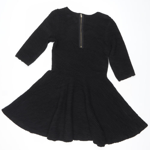 River Island Womens Black Size 12 Fit & Flare Party Dress