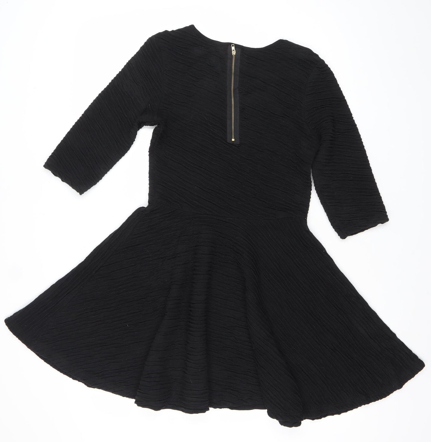 River Island Womens Black Size 12 Fit & Flare Party Dress