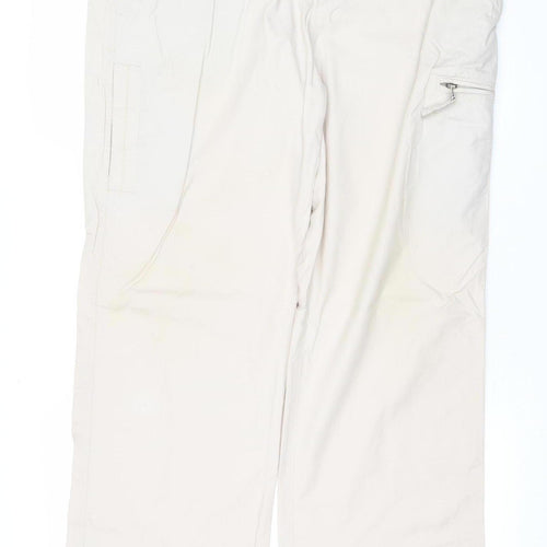 Debenhams Men's Beige Cargo Trousers Size 36L Cotton