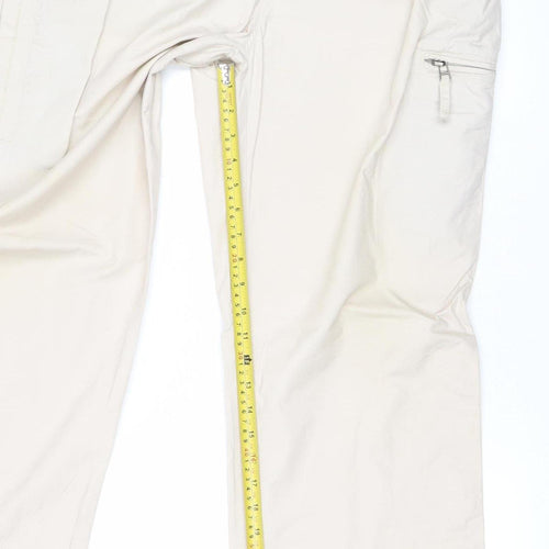 Debenhams Men's Beige Cargo Trousers Size 36L Cotton