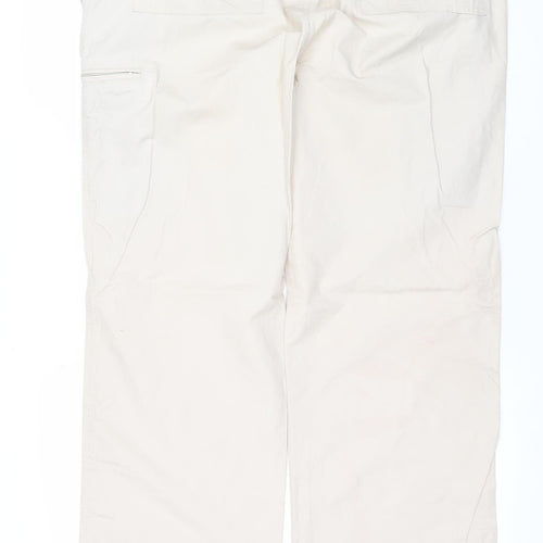 Debenhams Men's Beige Cargo Trousers Size 36L Cotton