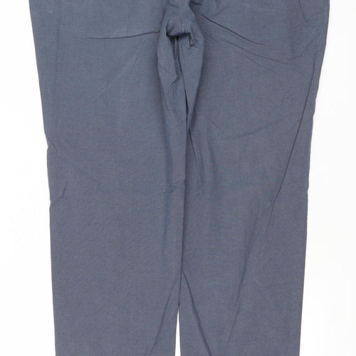 Incotex Men Blue 2XL Slim Fit Chino Trousers Cotton Blend