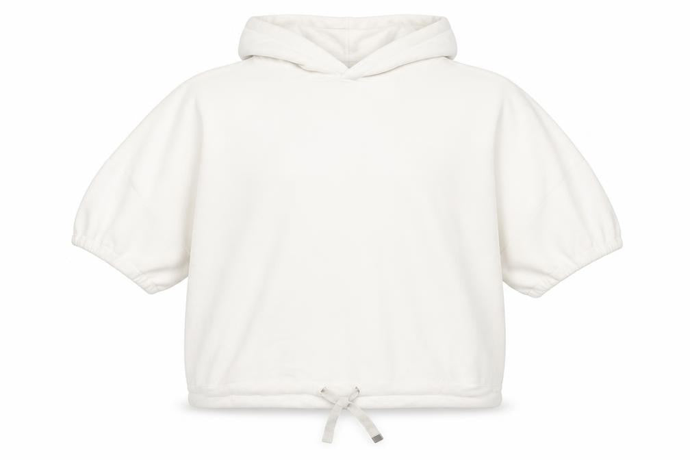Boux Avenue Women’s White Pullover Hoodie UK 12 Relaxed Fit