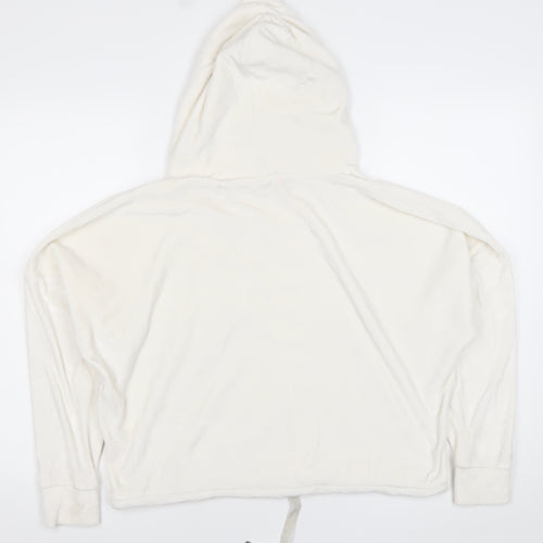 Boux Avenue Women’s White Pullover Hoodie UK 12 Relaxed Fit