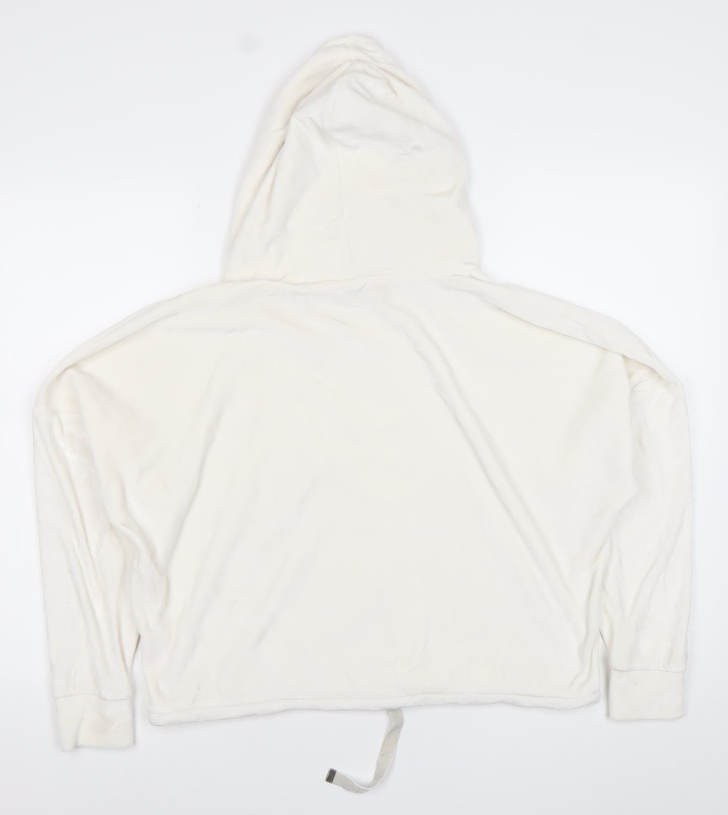 Boux Avenue Women’s White Pullover Hoodie UK 12 Relaxed Fit