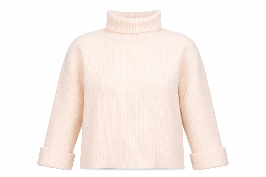 Marks and Spencer Women Pink Roll Neck Knit Jumper Size L
